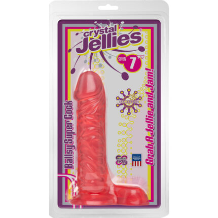 BALLSY PENE REALÍSTICO 20 CM ROJO - 002