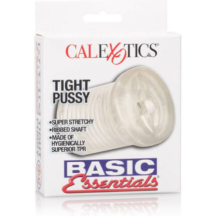 BASIC ESSENTIALS TIGHT PUSSY - MASTURBADOR VAGINA TRANSPARENTE - 002