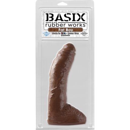 BASIX FAT BOY PENE 18 CM MARRON - 002