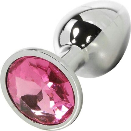 BEJEWELED PLUG ACERO INOX - ROSA - 001