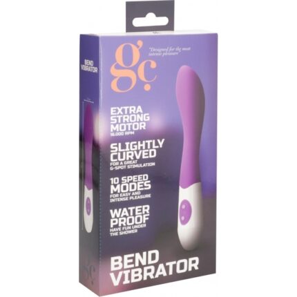 BEND VIBRADOR SILICONA MORADO - 002