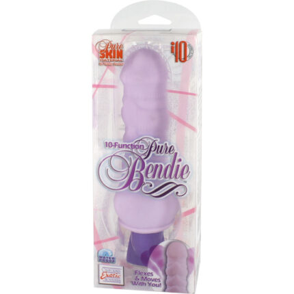 BENDIE PENE VIBRADOR CON 10 FUNCIONES MORADO - 002