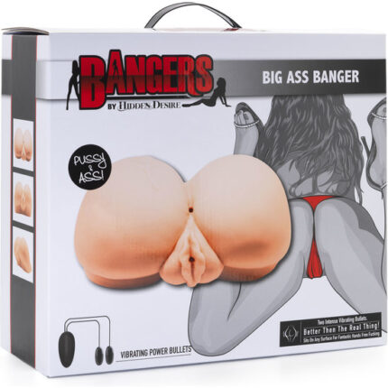 BIG ASS BANGER MASTURBADOR REALISTA CON VIBRADOR - 002