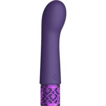 BIJOU - RECHARGEABLE SILICONE BULLET - MORADO - 001