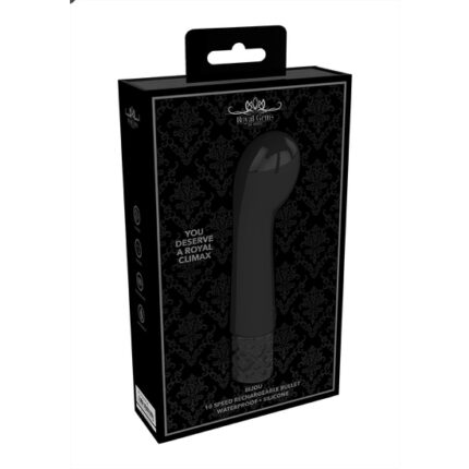 BIJOU - RECHARGEABLE SILICONE BULLET - NEGRO - 002
