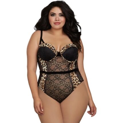 BODY NH TEDDY - NEGRO LEOPARDO - 001