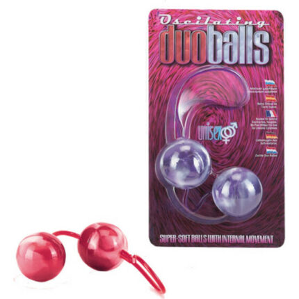 BOLAS DOBLES MARBILIZED ROJAS - 001