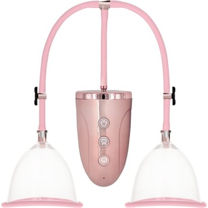 BOMBA AUTOMATICA PARA SENOS - MEDIANA - ROSA - 001