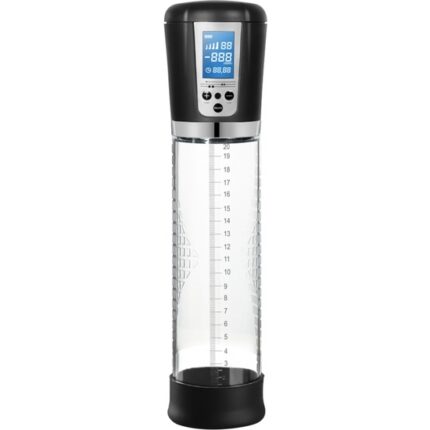 BOMBA AUTOMÁTICA PREMIUM RECARGABLE LCD - TRANSPARENTE - 001