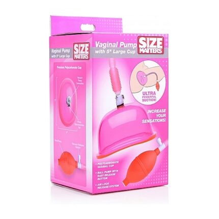 BOMBA DE SUCCIÓN CON COPA GRANDE - ROSA - 002