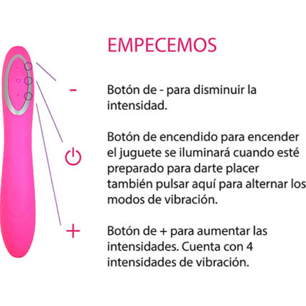 BOOMERANG VIBRADOR CON ESTIMULACIÓN VAGINAL - 002