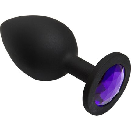 BOOTY BLING - LARGO - MORADO - PLUG SILICONA - 001