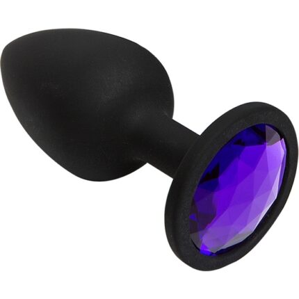 BOOTY BLING - PEQUEÑO - MORADO - PLUG SILICONA - 001