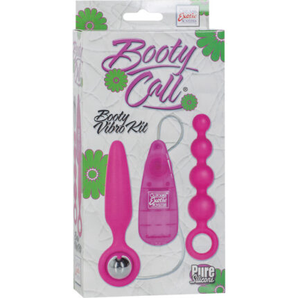 BOOTY CALL KIT VIBRADOR ROSA - 002