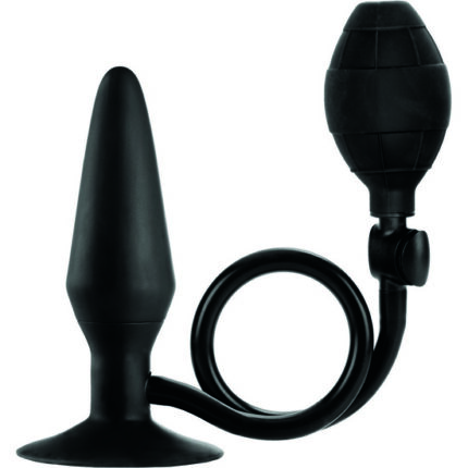 BOOTY PUMPER PLUG HINCHABLE MEDIANO NEGRO - 001