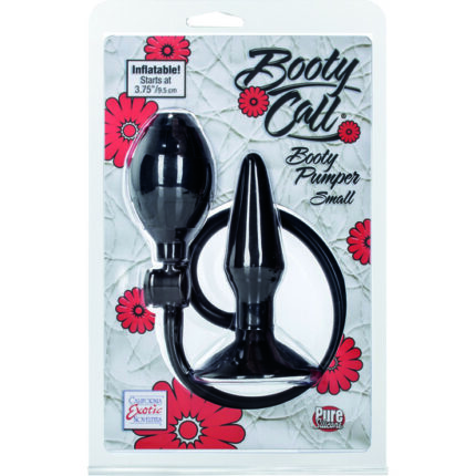 BOOTY PUMPER PLUG HINCHABLE PEQUEÑO NEGRO - 002