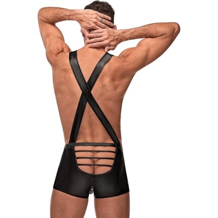 BOXER NEGRO MATE CON TIRANTES - 002
