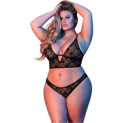 BRALETTE CON TIRANTES AJUSTABLES - NEGRO - 002