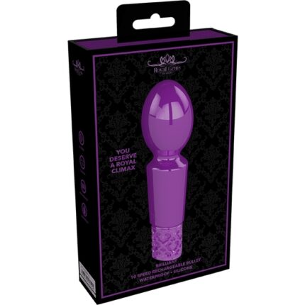 BRILLIANT - BALA DE SILICONA RECARGABLE - MORADO - 002
