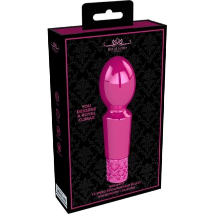 BRILLIANT - BALA DE SILICONA RECARGABLE - ROSA - 002