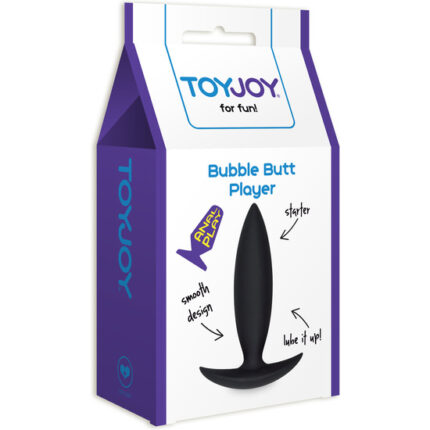 BUBBLE BUTT PLAYER PLUG NIVEL PRINCIPIANTE NEGRO - 002