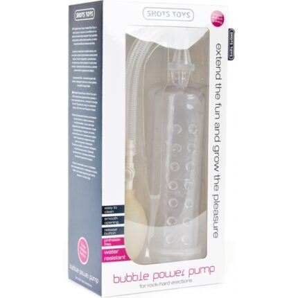 BUBBLE POWER PUMP DESARROLLADOR TRANSPARENTE - 002