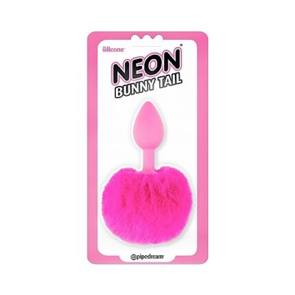 BUNNY TAIL - PLUG DE SILICONA ROSA - 002