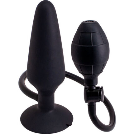 BUTT PLUG HINCHABLE L - NEGRO - 001