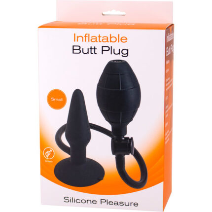 BUTT PLUG HINCHABLE S - NEGRO - 002