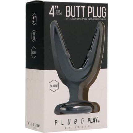 BUTT PLUG - SPLIT 1 - 10CM NEGRO - 002