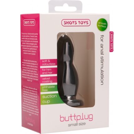 BUTTPLUG PLUG ANAL PEQUEÑO NEGRO - 002