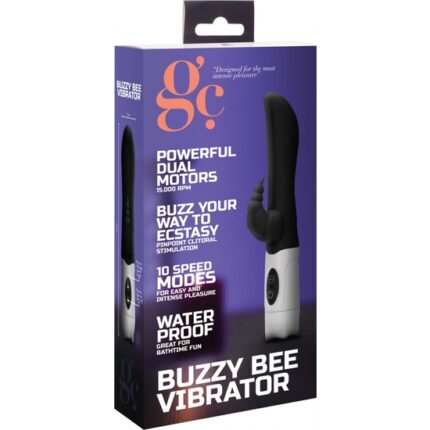 BUZZY BEE VIBRADOR RAMPANTE - NEGRO - 002