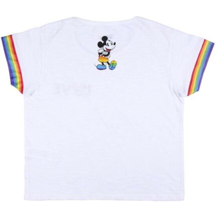 CAMISETA CORTA PUNTO SINGLE JERSEY DISNEY PRIDE BLANCA - 002