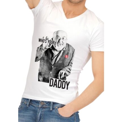 CAMISETA DIVERTIDA WHO IS YOUR DADDY - 001