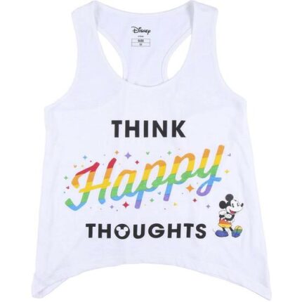 CAMISETA TIRANTES PUNTO SINGLE JERSEY DISNEY PRIDE BLANCO - 001