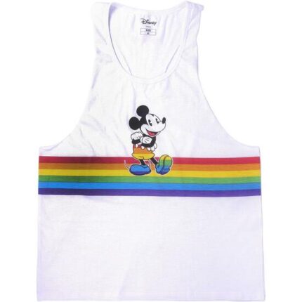 CAMISETA TIRANTES SINGLE JERSEY DISNEY PRIDE BLANCO - 001