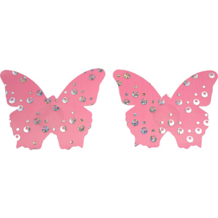 CARAMEL NUIT - PEZONERAS SHINY BUTTERFLY ROSA - 001