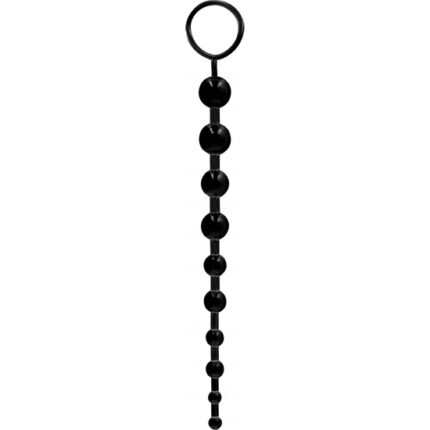 CG CADENA DE BOLAS ANALES - NEGRO - 001
