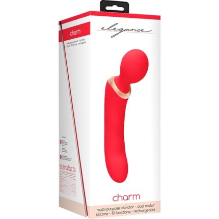 CHARM VIBRADOR MULTIPOSICIÓN - ROJO - 002