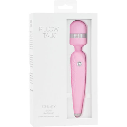 CHEEKY WAND MASAJEADOR CON CRISTAL - ROSA - 002