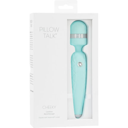 CHEEKY WAND MASAJEADOR CON CRISTAL - TURQUESA - 002