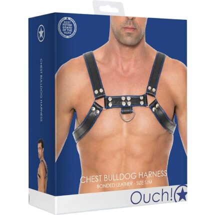 CHEST BULLDOG HARNESS - AZUL - 002