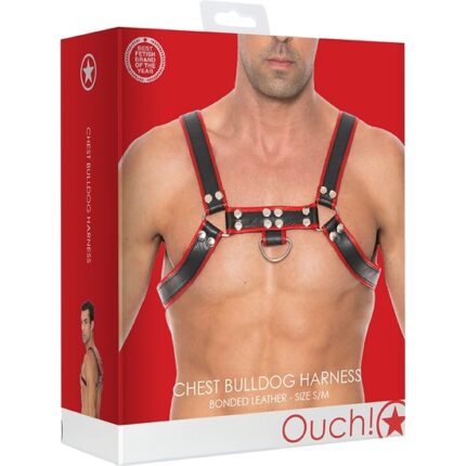 CHEST BULLDOG HARNESS - ROJO - 002