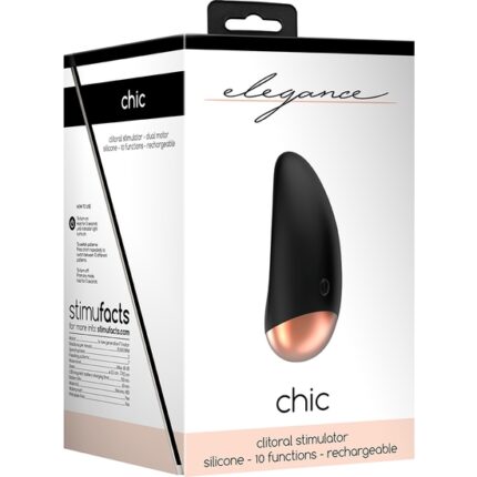 CHIC ESTIMULADOR DE CLÍTORIS - NEGRO - 002