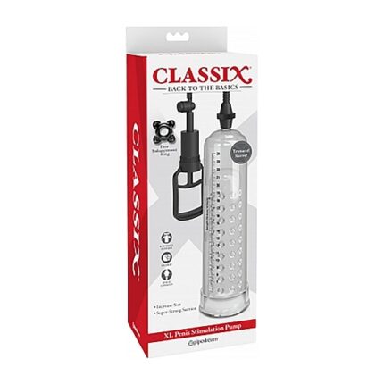 CLASSIX BOMBA ESTIMULADORA DE PENE XL - TRANSPARENTE - 002