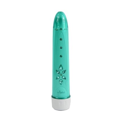 CLIMAX CRISTAL VIBRADOR 6X - TURQUESA - 001