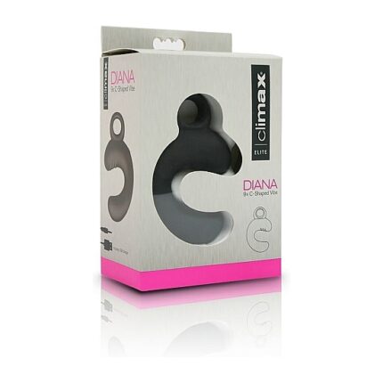 CLIMAX ELITE - DIANA VIBRADOR C-SHARPED 9 VELOCIDADES - NEGRO - 002