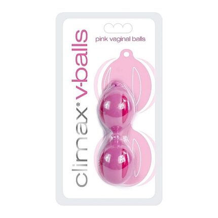 CLIMAX V-BALL VAGINA BALLS - ROSA - 002