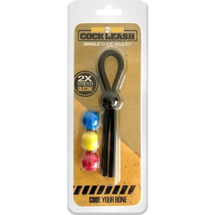 COCK LEASH - SINGLE - NEGRO - 002