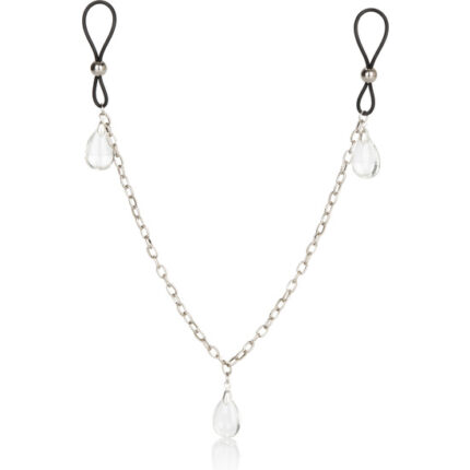 COLGANTES PARA PEZONES CON CADENA CRISTAL - 001